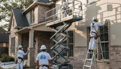 Allen, TX painting company crew providing professional residential and commercial painting services