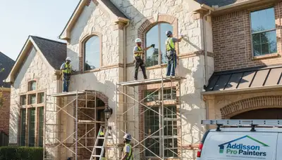 Allen, TX painting contractor providing professional interior and exterior painting services