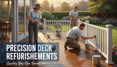 Deck painting service in Allen, TX to protect and refresh outdoor wood decks