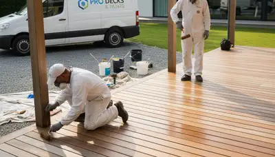 Deck painting in Allen, TX for durable, weather-resistant outdoor wood protection