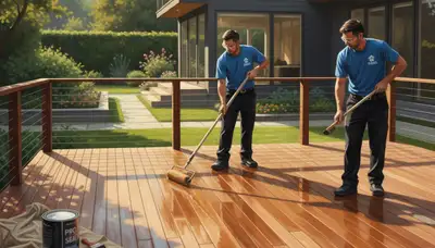 Deck sealing service in Allen, TX protects wood decks from heat, humidity, and UV damage
