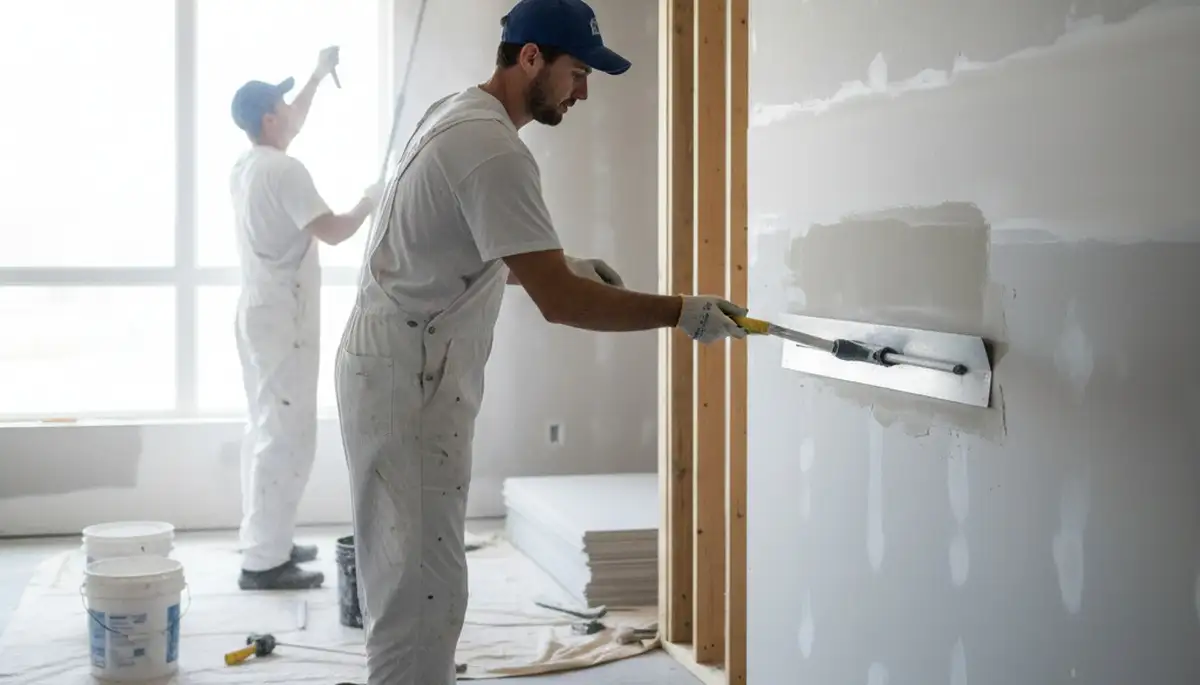 Drywall repair in Allen, TX by Allen Paint Pros for cracks, holes, and water damage repairs