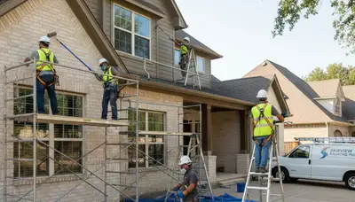Allen, TX painting contractor serving residential and commercial interior and exterior painting projects