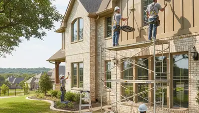 Professional painting contractor serving Allen, TX for interior and exterior house painting