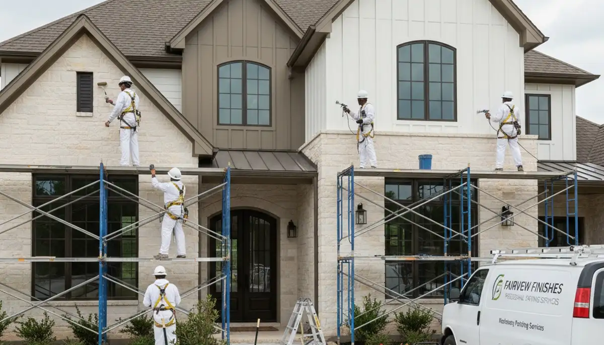 Allen, TX painting contractor providing professional interior and exterior painting services