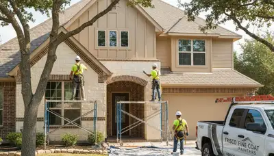 Allen, TX painting service exterior by Allen Painter, professional house painting contractor
