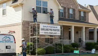 Allen, TX painting contractor serving homes with professional interior and exterior painting services
