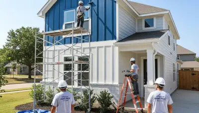 Allen, TX painting contractor delivering professional interior and exterior painting services