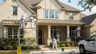 Allen, TX painting contractor serving residential and commercial interior and exterior painting services