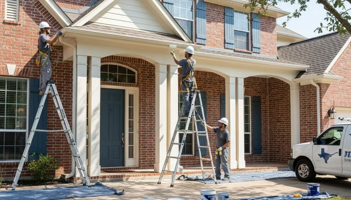 Professional painting team serving Allen, TX for residential and commercial painting services