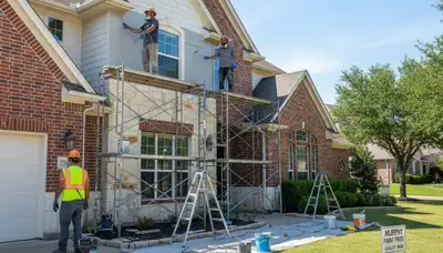 Allen, TX painting contractor serving residential and commercial interior and exterior painting projects