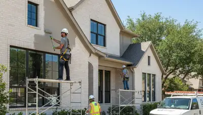 Painting contractor team serving Allen, TX for professional interior and exterior painting services