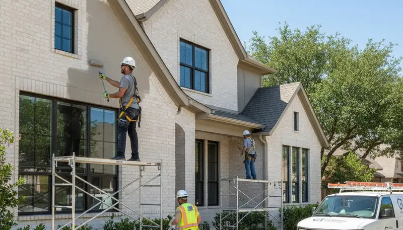 Painting contractor team serving Allen, TX for professional interior and exterior painting services