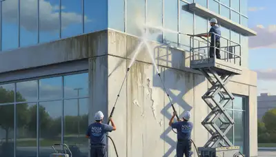 Pressure cleaning in Allen, TX for a home exterior by Allen Paint Pros
