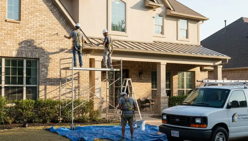 Allen, TX painting contractor delivering professional interior and exterior painting services