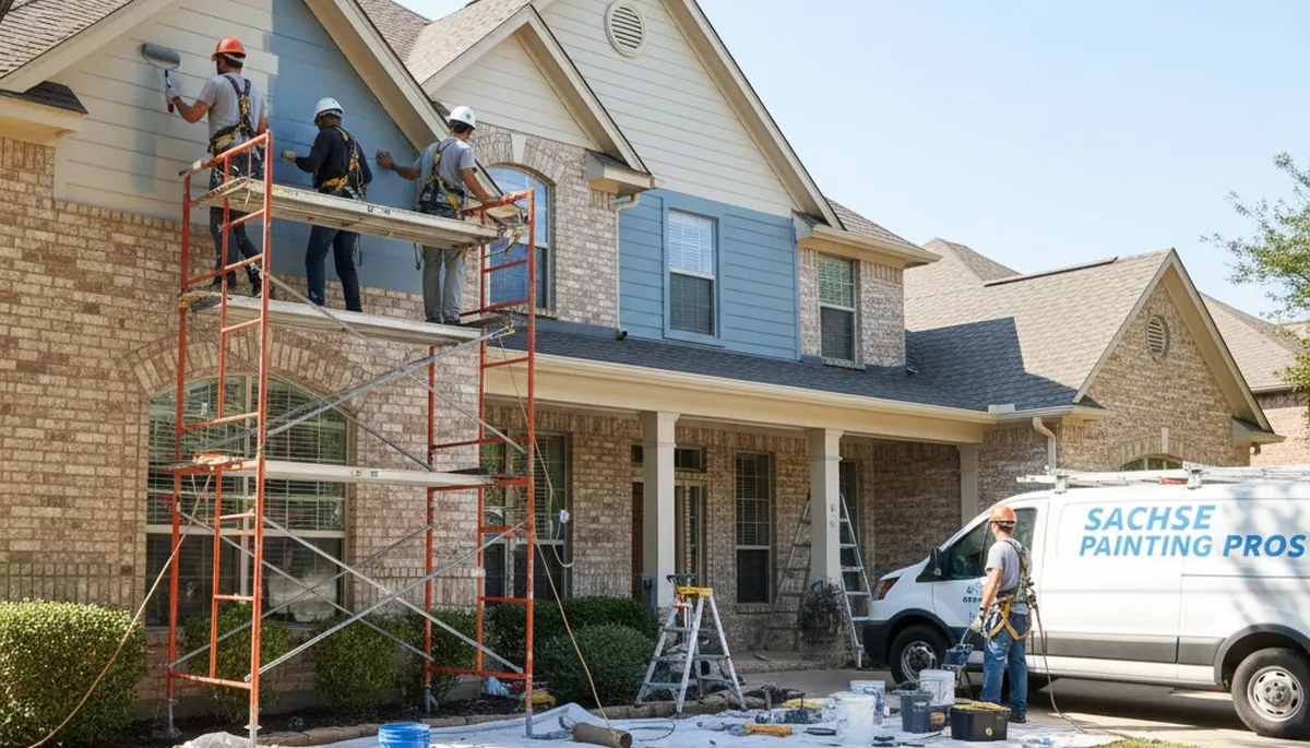 Allen, TX painting contractor delivering professional interior and exterior painting services
