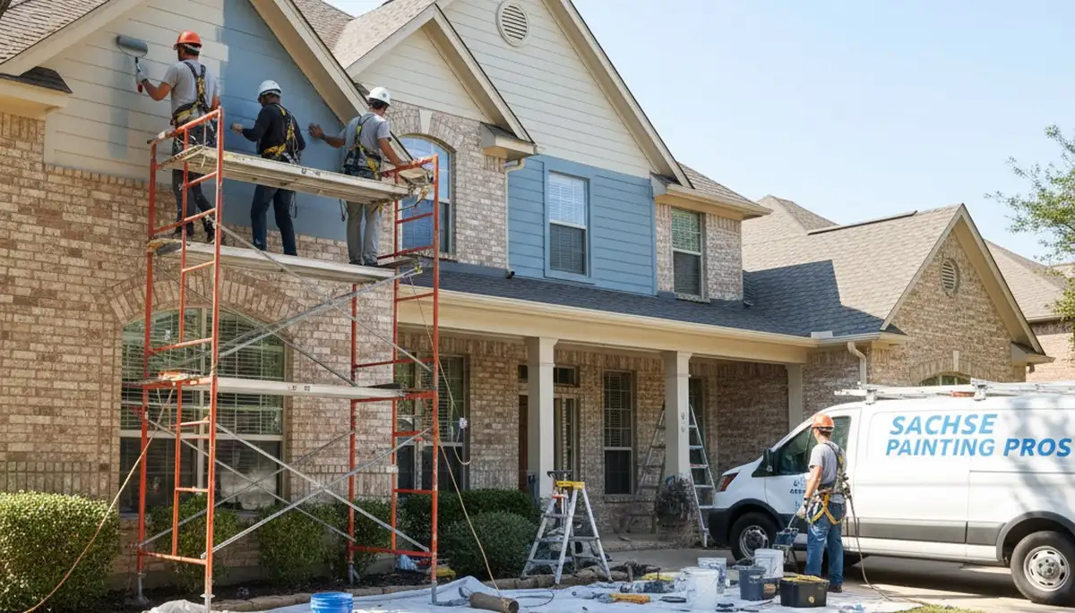 Allen, TX painting contractor delivering professional interior and exterior painting services