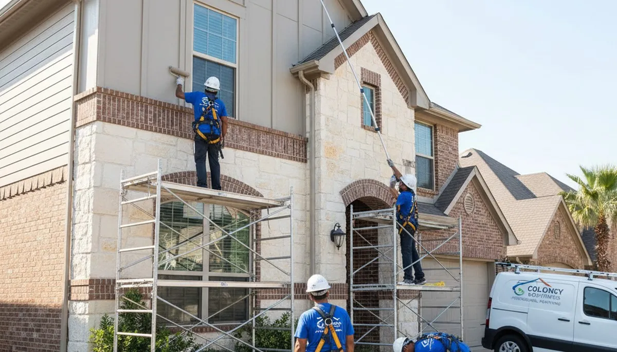 Professional painting crew serving Allen, TX with interior and exterior house painting services