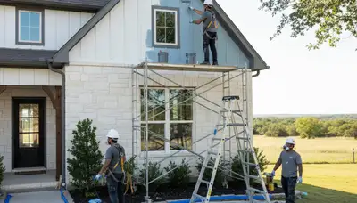 Painting crew serving Allen, TX with professional interior and exterior painting services