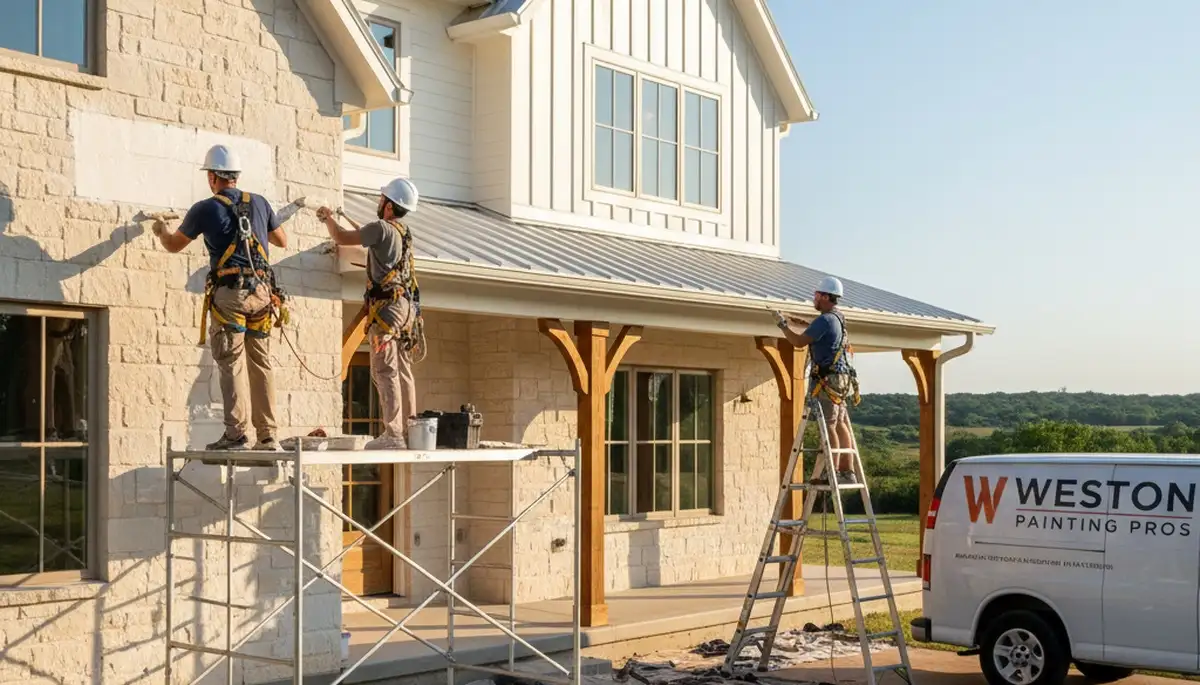 Allen, TX painting contractor serving residential and commercial interior and exterior painting services