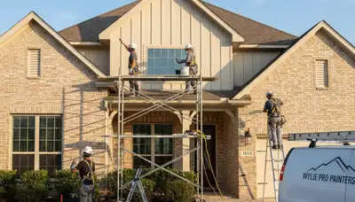 Painting service team in Allen, TX providing professional residential and commercial painting