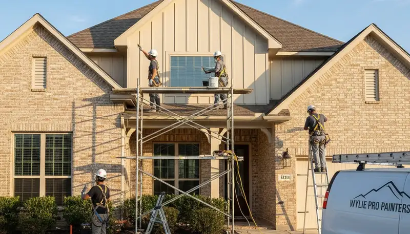 Painting service team in Allen, TX providing professional residential and commercial painting