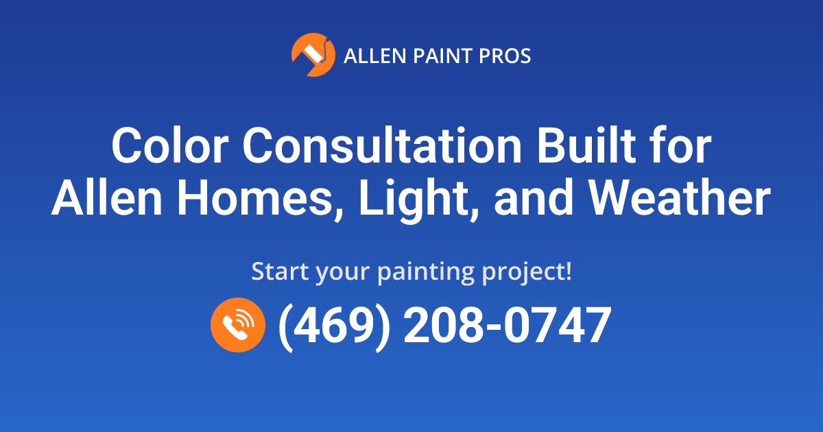 Allen, TX Color Consultation Services | Allen Paint Pros